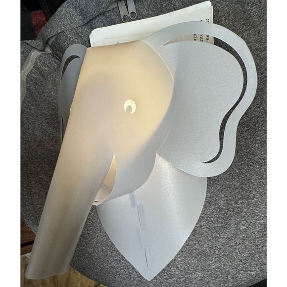 Cloud Island Elephant Hanging LED Wall Light Decor Nursery Baby Infant - Picture 3 of 5